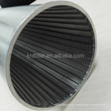 Stainless steel Johnson wedge wire screen 200 micron filter mesh